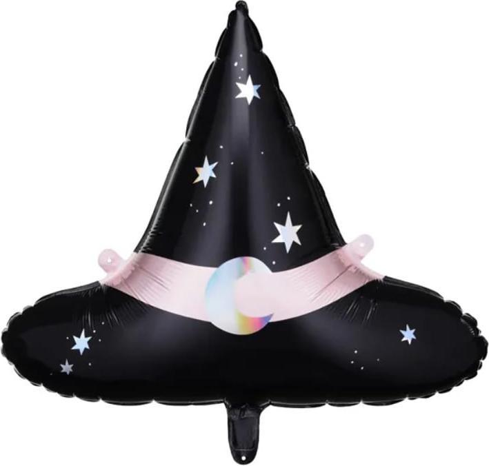 Actual product image Partydeco Witch Hat Foil Balloon Witches and Halloween Party (1 x)