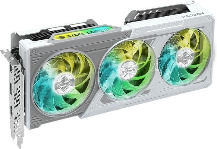 Actual product image AsRock Radeon RX 9060 XT Steel Legend OC (16 GB)