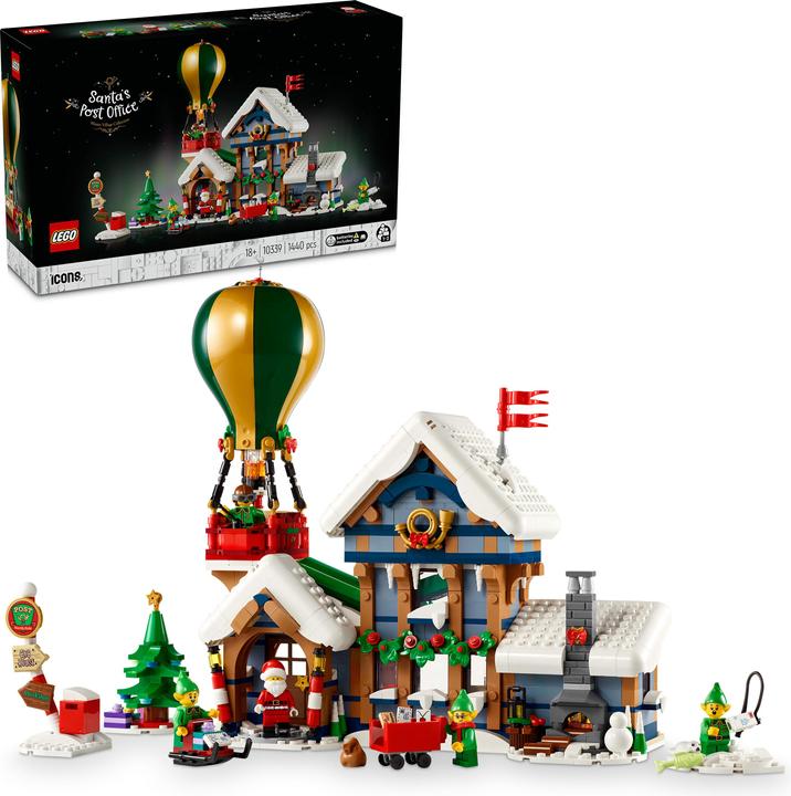 Productafbeelding LEGO Kerstman's postkantoor (10339, LEGO Icons, LEGO Zeldzame Sets)