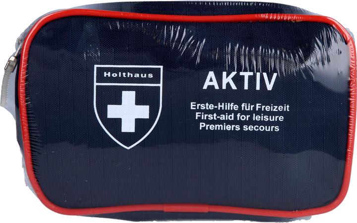 Image du produit Holthaus Pharmacie de voiture Aktiv, 18 pièces, 16 x 11 x 4 cm (Pharmacie automobile)