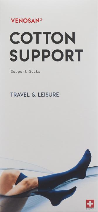 Produktbild Venosan COTTON SUPPORT Socks A-D XL black (XL)
