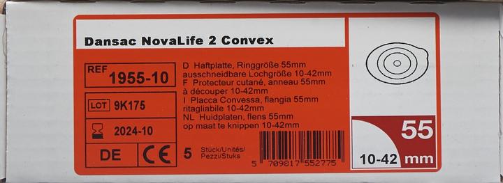 Image du produit Dansac plaque de base convex (5 pièce(s), 164 g)