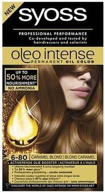 Image du produit Syoss Color Oleo Intense 6.80 Caramel Blond Hair Color (6.80 Caramel Blond)