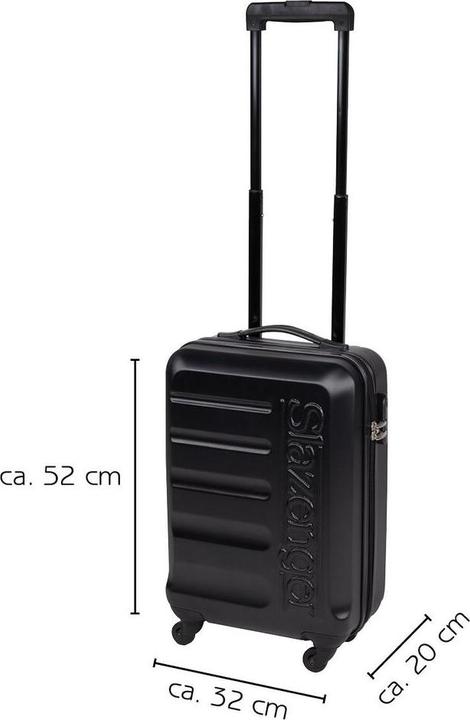 Actual product image Slazenger Trolley Set 18/22/26" ABS 3pcs (Hand luggage (up to 50 litres), M (50 - 90l), L (90 - 115l))
