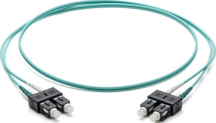 Actual product image Corning Fibre optic patch cable 2 x 2.0 mm - Multimode Duplex: SC PC Duplex to SC PC Duplex, 10m (Türk (CAT7, 10 m)