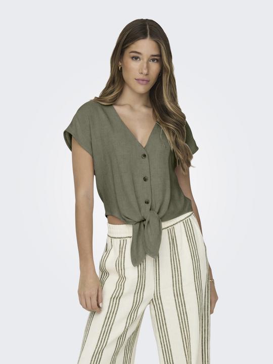 Immagine prodotto Only Onlsiesta Ss Knot Lin Bl Shirt Pnt Noos (S)