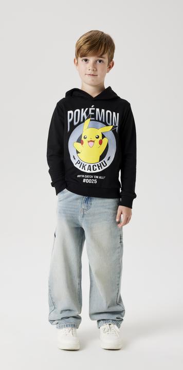 Actual product image Name it Nkmdu Pokemon Nreg Sweat Wh Bru Noos Sky (146)