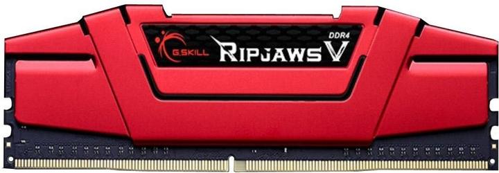 Actual product image G.Skill Atmintis Ripjaws V, DDR4, 32 GB, 2400 MHz, CL15 (F4-2400C15D-32GVR) (2 x 16GB, 2400 MHz, DDR4-RAM, DIMM)
