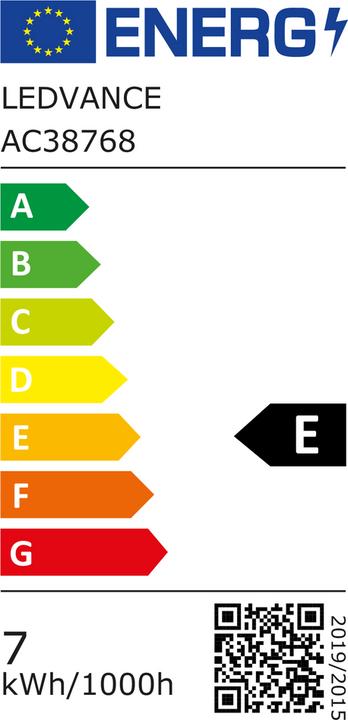 Energy Label Osram LEDTUBE T5 HF HE14 549 7W 840 (G5, 7 W, 1000 lm, 1 x, E)