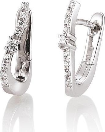 Breuning OHRSCHMUCK - BRILL. 0,138 Ct. H/si (750/18 K Gold)
