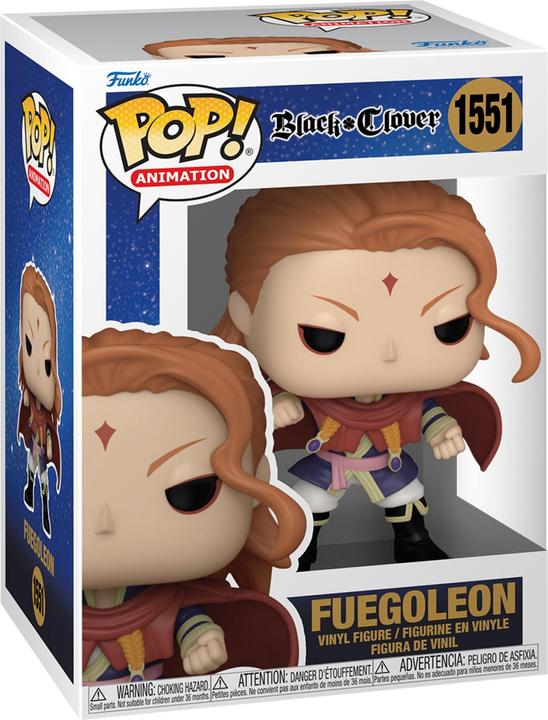 Actual product image Funko Black Clover POP! animation vinyl figure Fuegoleon 9 cm