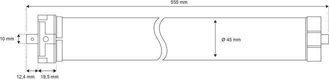 Produktbild Schellenberg Rohrmotor Funk Rolladenmotor PREMIUM 20Nm, Mini