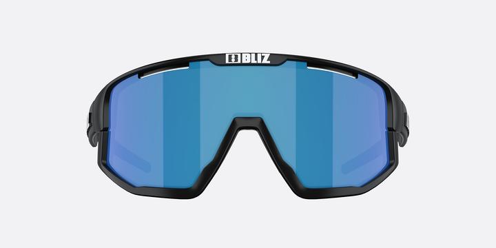 Actual product image Bliz Fusion (Matt Black, Black, White, Smoke w Blue Multi)