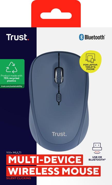 Produktbild Trust Yvi+ Multi-Device Wrls Mouse (Kabellos)