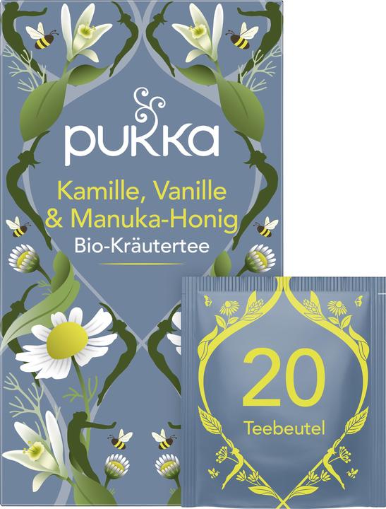 Actual product image Pukka Chamomile, Vanilla & Manuka Honey (50 g)