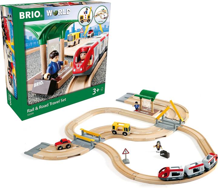 Produktbild Brio Set Strassen und Schienen Reisezug