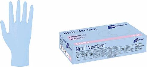 Produktbild Meditrade Nitril-Einweghandschuhe NextGen®, blau, VE 10 Spenderboxen à 100 Stk, Grösse XL (XL)