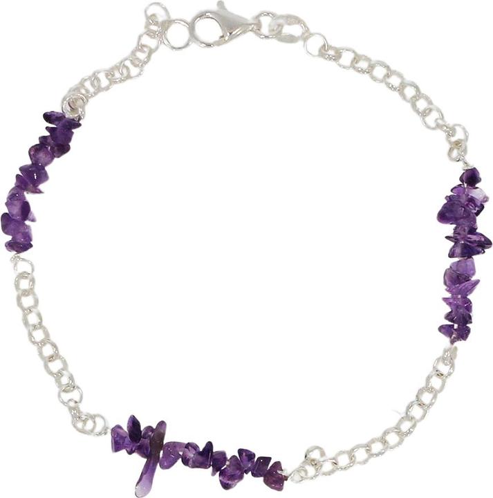 Immagine prodotto Xen Set con bracciale e orecchini con ametista XSET123 (Argento 925, 19 cm)