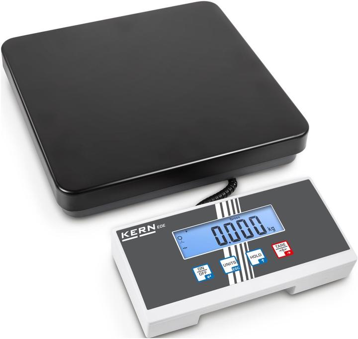 Productafbeelding Kern Pakketweegschaal Weegvermogen (max.) 15 kg Leesbaarheid 5 g Werkt op batterijen, via plug-in