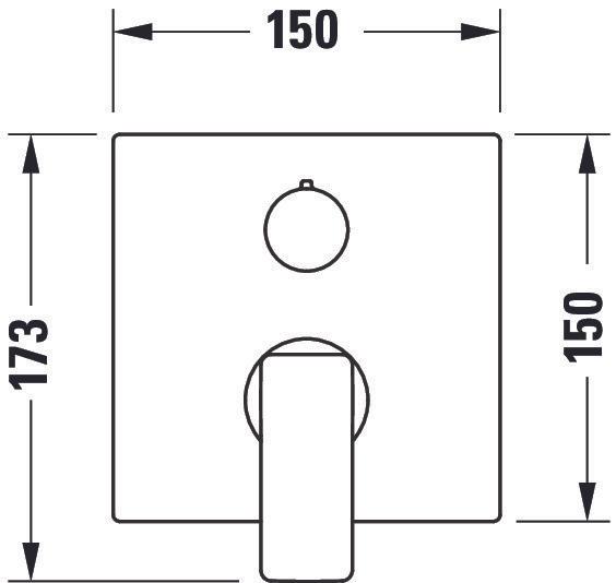 Actual product image Duravit Manhattan single lever concealed bath mixer, consumer 2, MH5210012