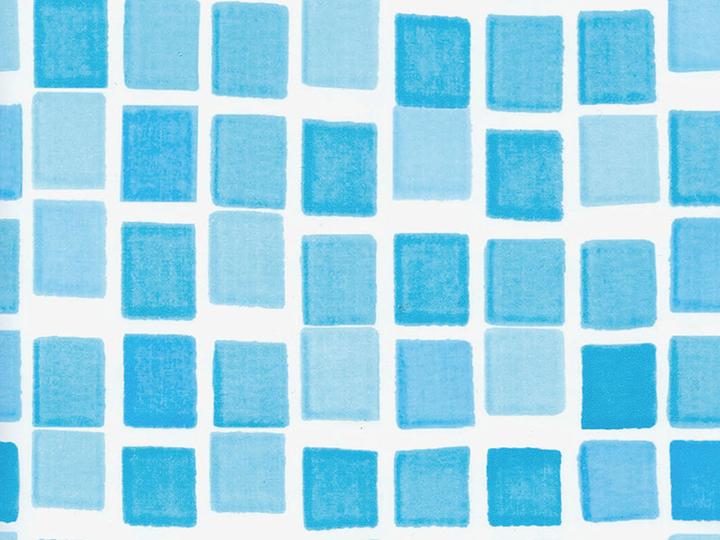 Actual product image Poolomio Oval mosaic pool liner 730 x 370 x 120 cm | 0.3 mm
