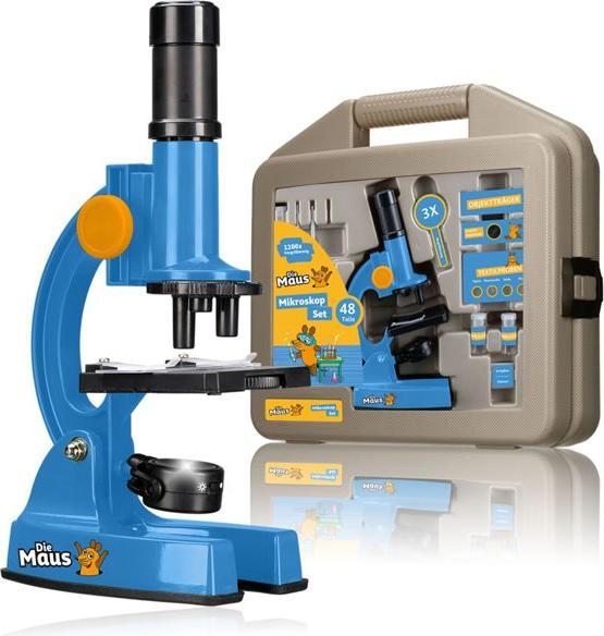 Actual product image DieMaus children's microscope set with case