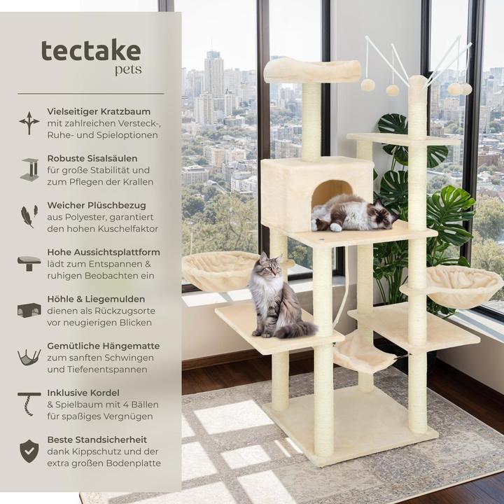 Produktbild tectake Lilou (165 cm, Beige)