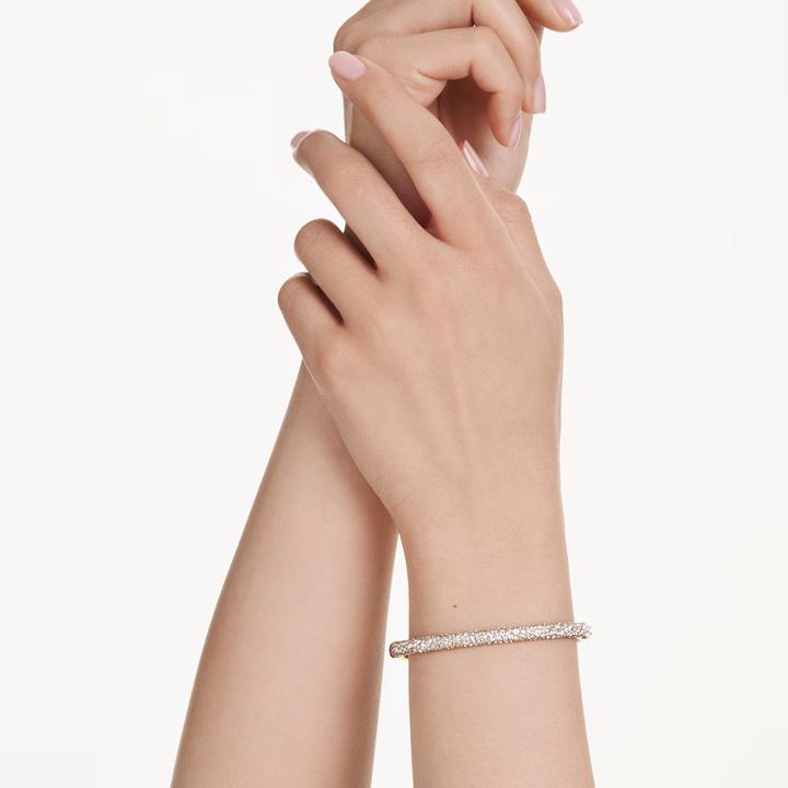 Immagine prodotto Swarovski Sublima Armreif Schnee Pavé Weiss Goldlegierungsschicht (17.30 cm, Metallo Swarovski)