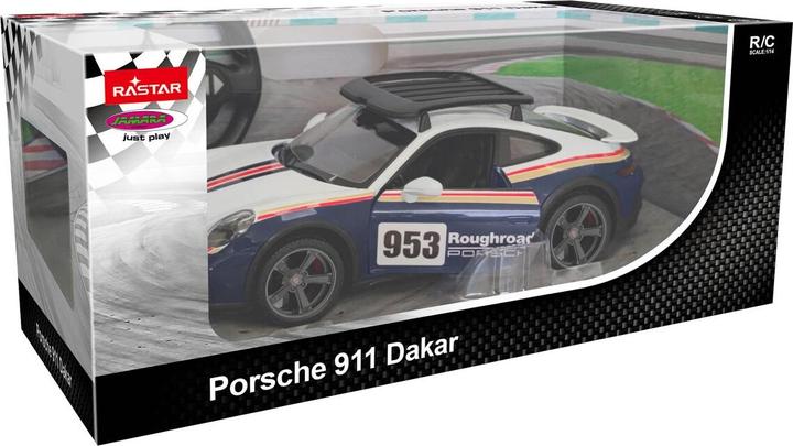 Produktbild Blau Porsche 911 Dakar Performance 1:14 2,4GHz Tür manuell
