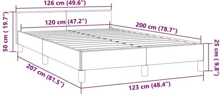Actual product image VidaXL Tiffi (120 x 200 cm)