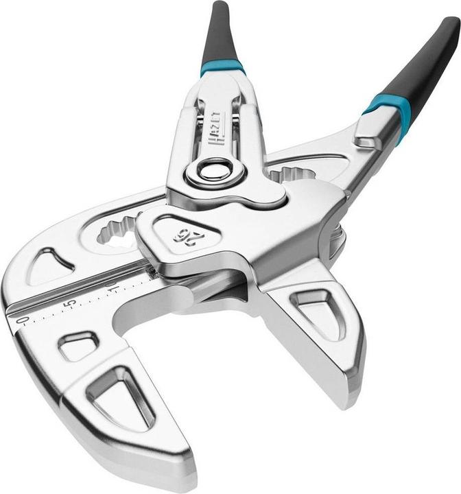 Image du produit HAZET Clé à pince 762-12 (noir/bleu, 125mm, réglage rapide Tipp-/Step) (125 mm)