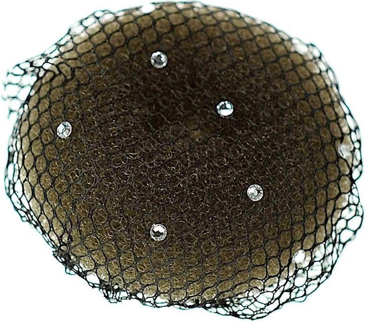 Actual product image Showquest Donut with net with Swarovski crystals 5 pieces (100% Synthetic)