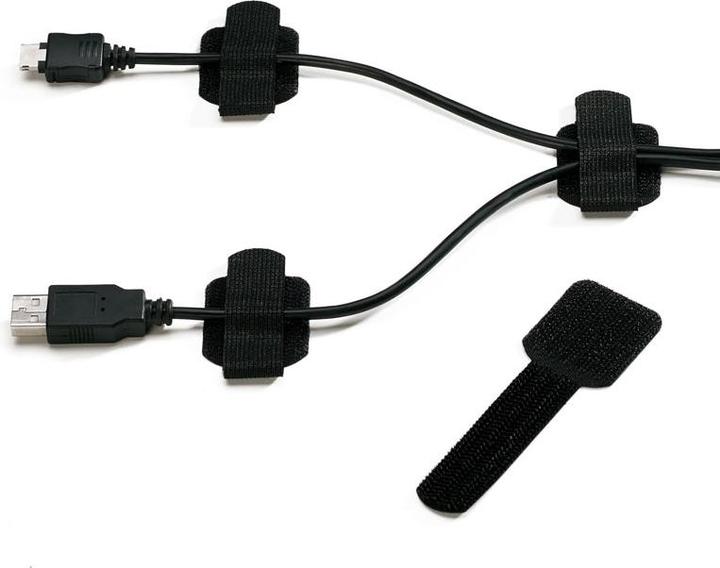 Produktbild Label-the-cable Klettkabelhalter selbstklebende (Kunststoffkabelbinder, 90 mm, 50 Stk.)