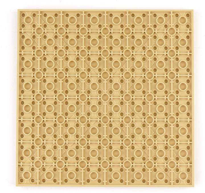 Actual product image LEGO 16x16 Building Plate tan - 1 piece - Tan 91405 NEW (91405, LEGO Accessories)