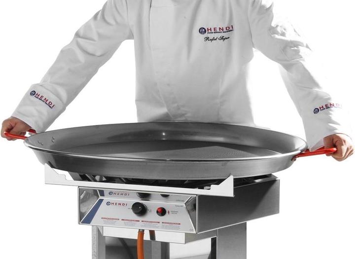Productafbeelding Hendi Fiesta 600 gasbarbecue met paellapan (4.80 kW)