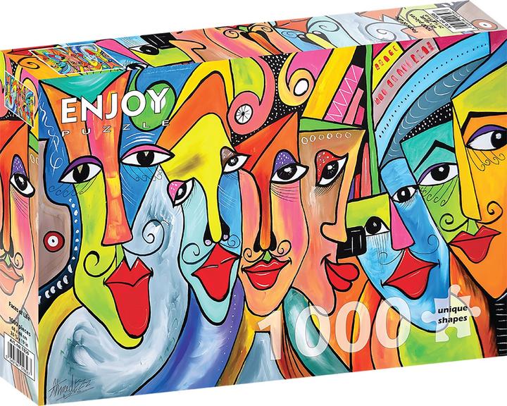 Actual product image Enjoy Puzzle ENJOY-1856 - Faces of Life, Puzzle, 1000 pieces (1000 pieces)