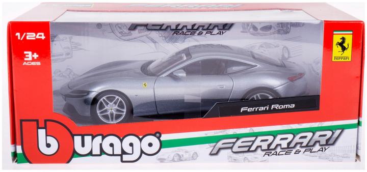 Actual product image Bburago Ferrari Roma 1/24 grey