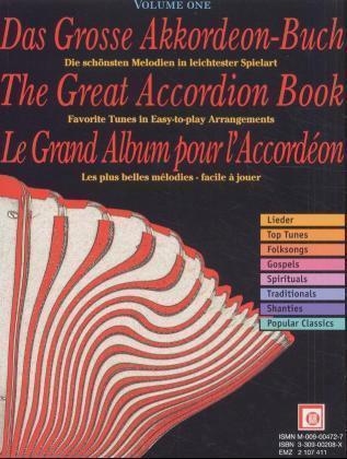 Produktbild Edition Melodie Das Grosse Akkordeon-Buch. Vol.1 (Deutsch, Herwig Peych�r, 2005)