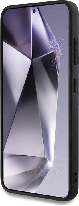 Image du produit Mercedes Leather Curved Stitches Case for Samsung Galaxy S25 - Black (Samsung Galaxy S25)