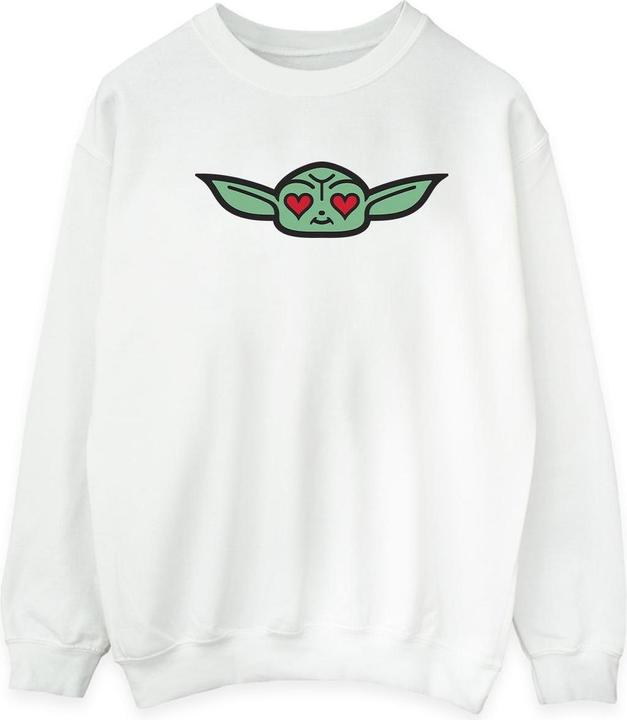 Star Wars The Mandalorian Grogu Heart Eyes Sweatshirt (M)