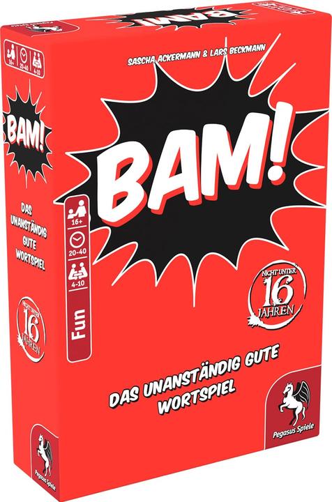 Actual product image Pegasus Bam. The indecently good pun (German)