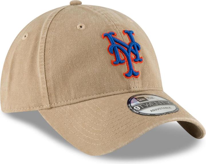 Actual product image New Era 9Twenty Strapback Cap - New York Mets Khaki