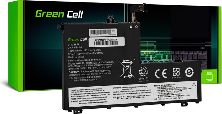Produktbild GreenCell Laptop Battery for Lenovo ThinkBook 14-IIL 14-IML 15-IIL 15-IML - 4650mAh (3 Zellen, 4650 mAh)
