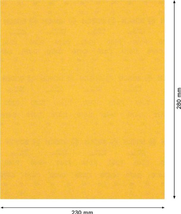 Bosch Professional Zubehör Expert C470 Sandpaper for hand sanding, 230 x280 mm, G 240 (240)