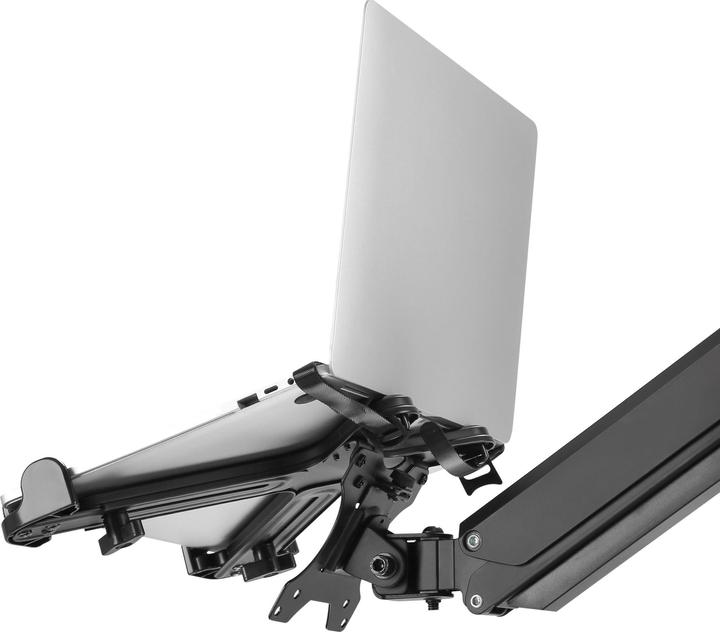 Produktbild InLine ® Notebook-Halterung bis 43,20cm (17"") mit VESA 75/100 Montageplatte