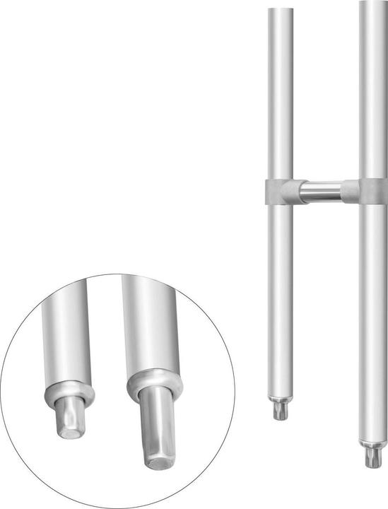 Produktbild Royal Catering Spültisch Spülbecken Edelstahl Gastrospüle Edelstahlspüle Gastro Spüle 3 Becken (Aufsatzspülbecken, 25 cm, 100 cm)