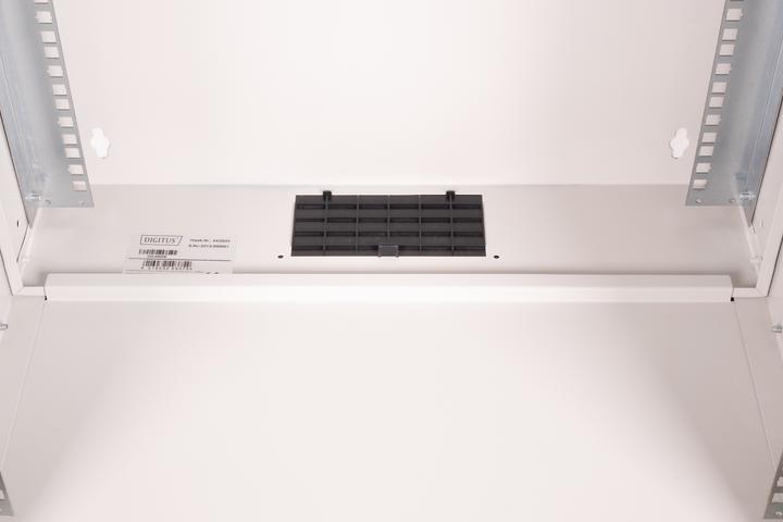 Produktbild Digitus 19" 12HE Wandgehäuse, SOHO PRO perforierte Tür, 595 x 540 x 400 mm, grau (12 HE, 19 Zoll Rack)
