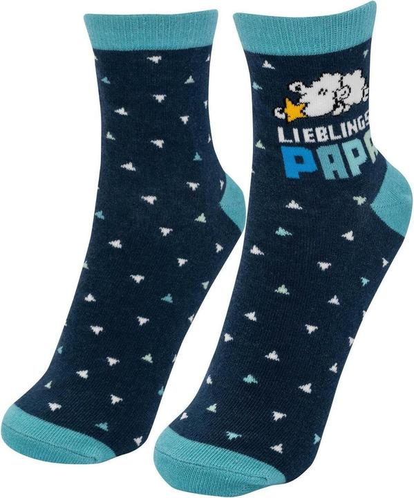 Immagine prodotto Sheepworld Zaubersocken Motiv "Lieblingspapa" (Confezione singola, 40 - 46)
