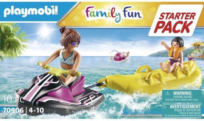 Actual product image Playmobil Starter Pack Water Scooter with Banana Boat (70906, Playmobil Family Fun)