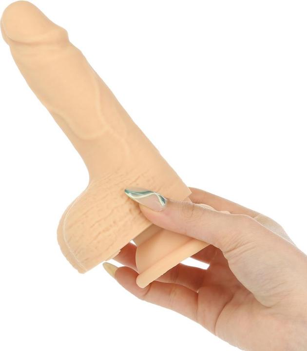 Actual product image Naked Addiction Thrusting Dong with Remote 16.5 cm Vanilla